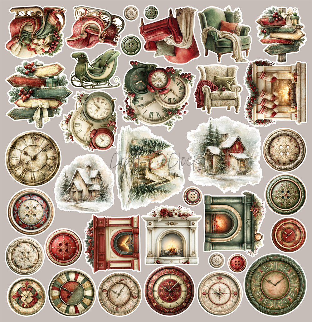 Craft O`Clock Spirit of Christmas - Extras set - MIX - Bilde 15