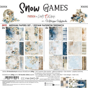 Craft O`Clock Snow Games - Mix sett 8X8 Blokk - Bilde 1