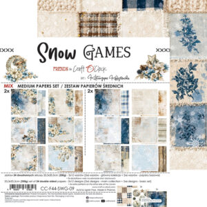 Craft O`Clock Snow Games - Mix sett 8X8 Blokk - Bilde 16