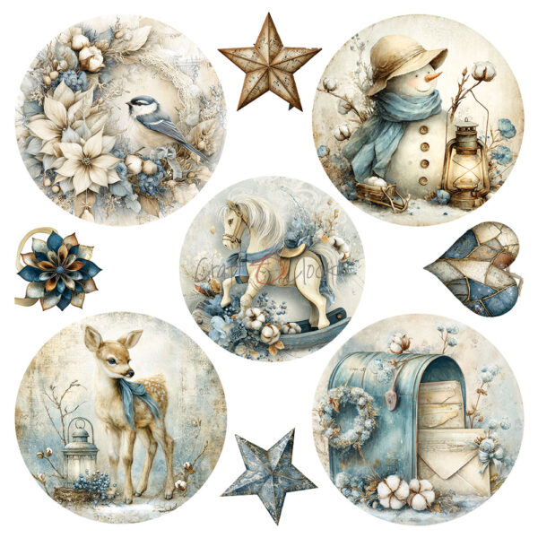 Craft O`Clock Snow Games - Mix sett 8X8 Blokk