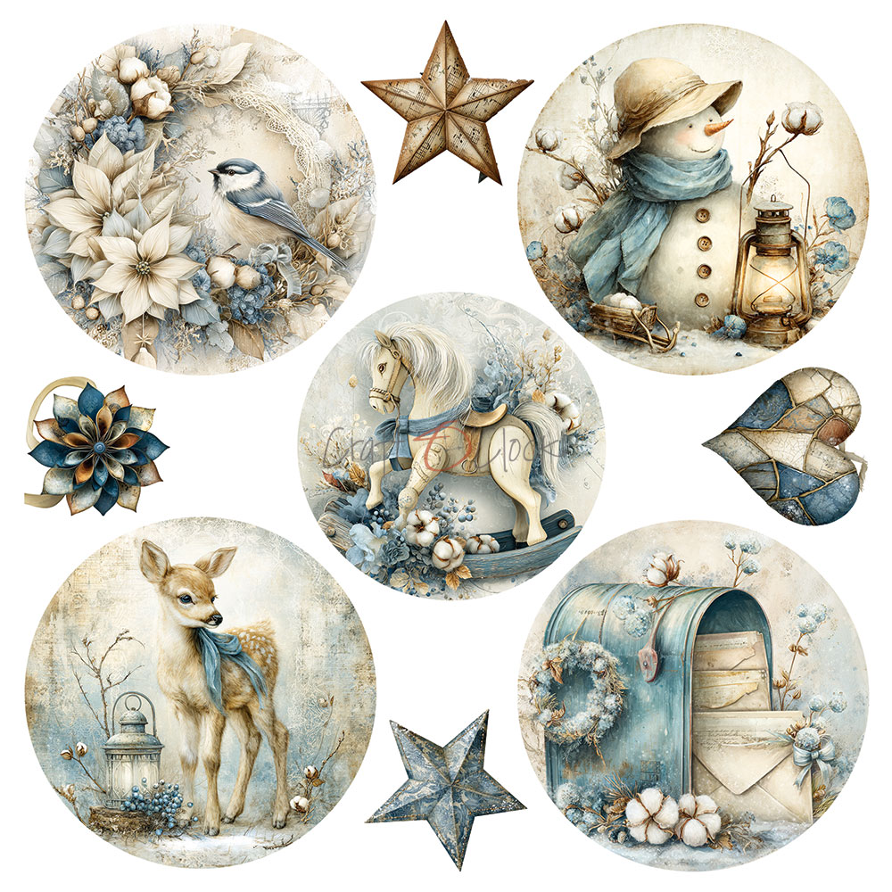 Craft O`Clock Snow Games - Mix sett 8X8 Blokk - Bilde 19