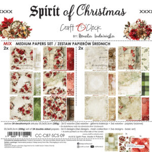 Craft O`Clock Spirit of Christmas 20,3x20,3 cm - MIX - Bilde 1