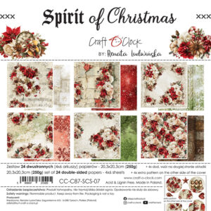 Craft O`Clock Spirit of Christmas 20,3x20,3 cm - MIX - Bilde 21