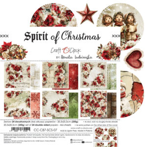 Craft O`Clock Spirit of Christmas 20,3x20,3 cm - MIX - Bilde 17