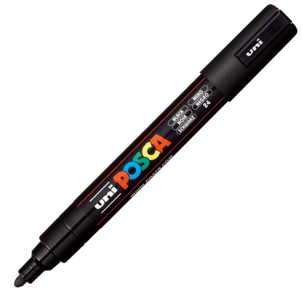 Uni POSCA PC-5M  Medium 1,8-2,5mm  24 Black