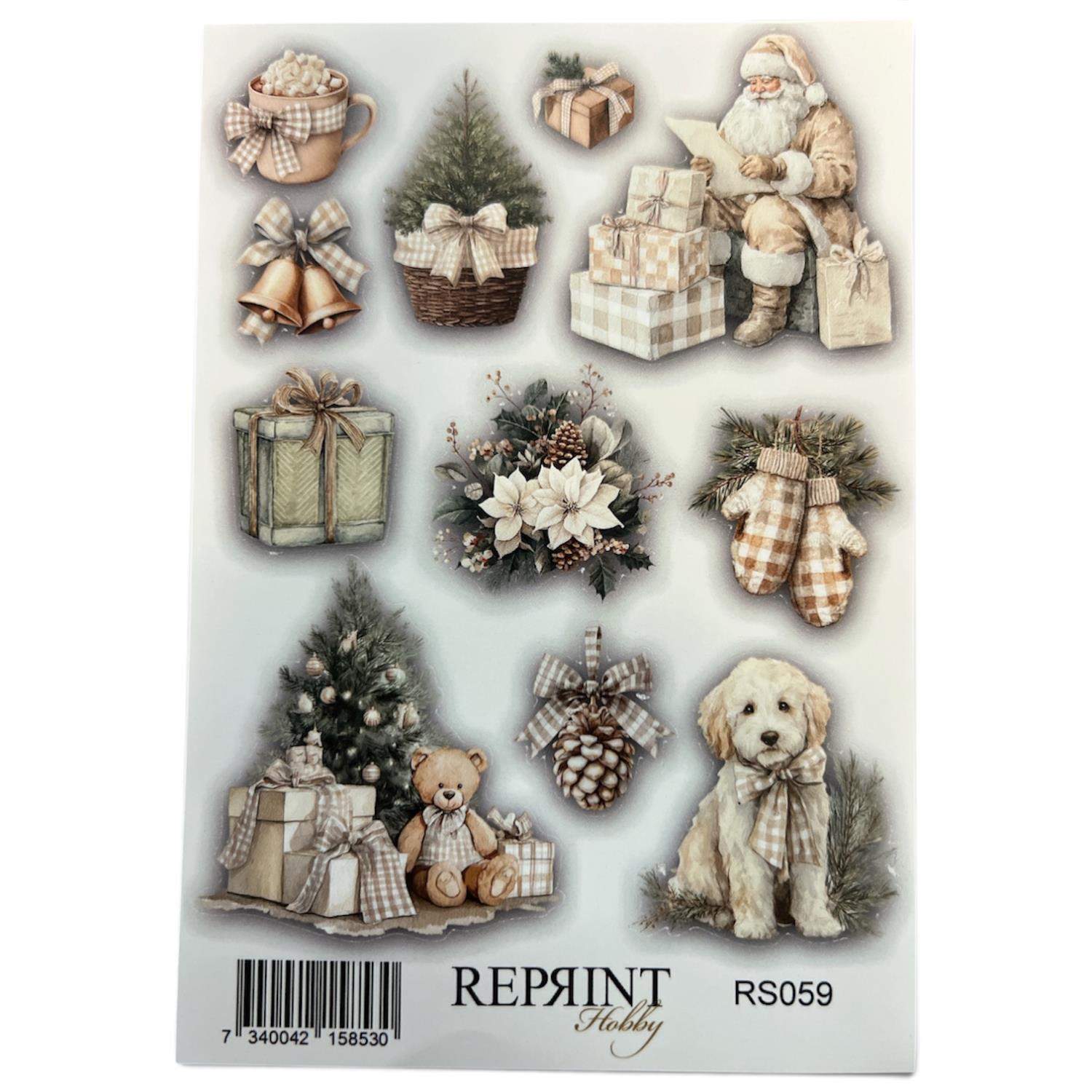 Reprint - Cozy Christmas - Klistremerker - Bilde 1