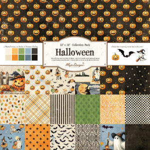 Maja Design Halloween - 12x12 Blokk m/monochrome ark - Bilde 1