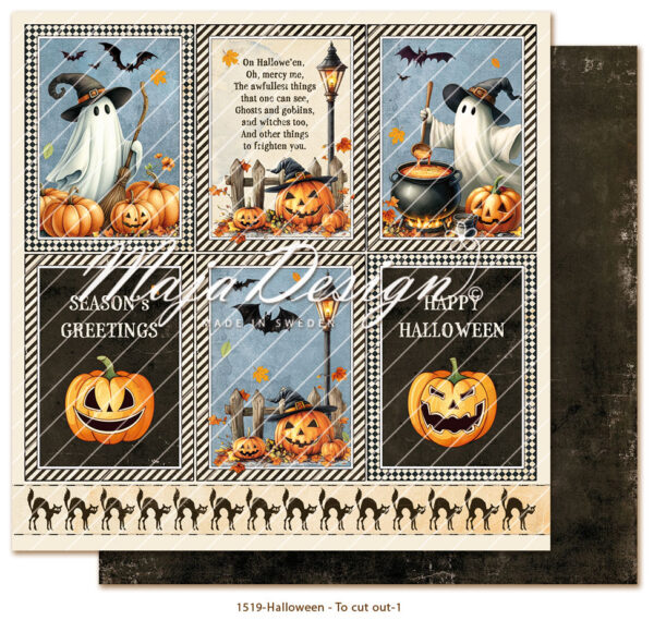 Maja Design Halloween - 6x6 Blokk