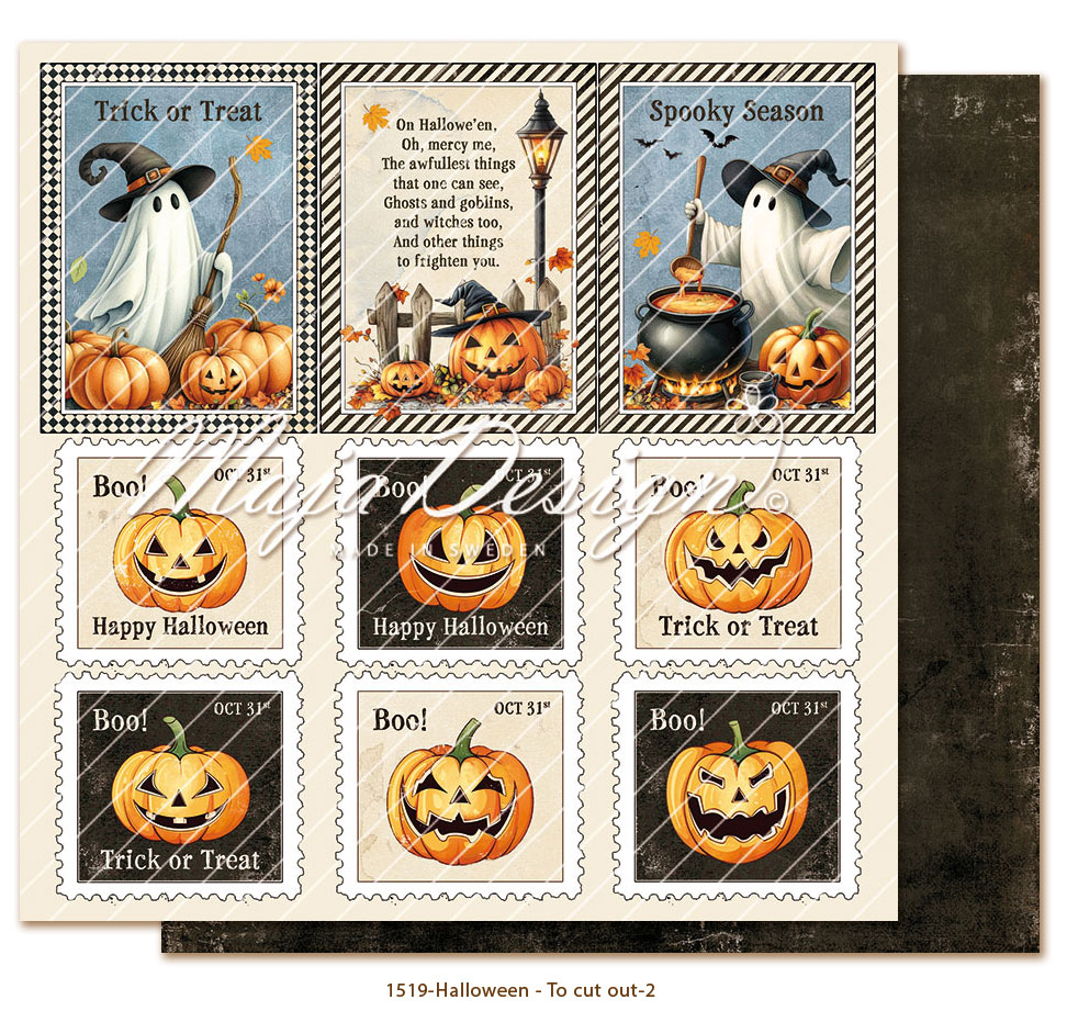 Maja Design Halloween - 6x6 Blokk - Bilde 11