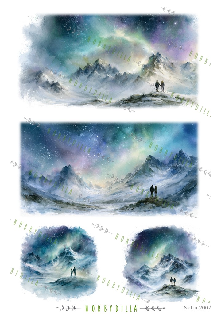 Motivark Natur 2007 M Nordlys - Bilde 1