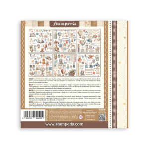 Stamperia Baby - Rub on kit 15x15 cm - Bilde 6