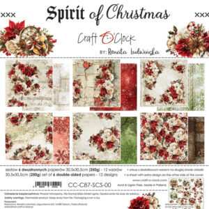Craft O`Clock Spirit of Christmas - a set of papers 12x12 Blokk - Bilde 1