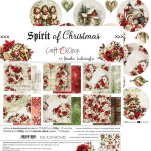 Craft O`Clock Spirit of Christmas - a set of papers 12x12 Blokk - Bilde 7
