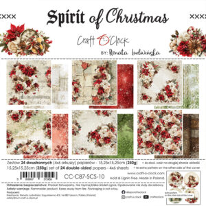 Craft O`Clock Spirit of Christmas - a set of papers 6x6 Blokk - Bilde 1
