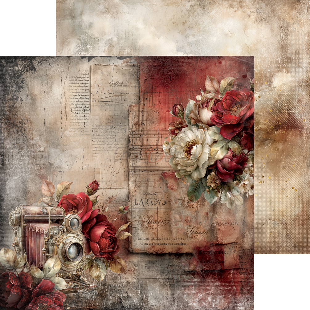 Craft O`Clock Silver Screen Magic - a set of papers 6x6 Blokk - Bilde 2