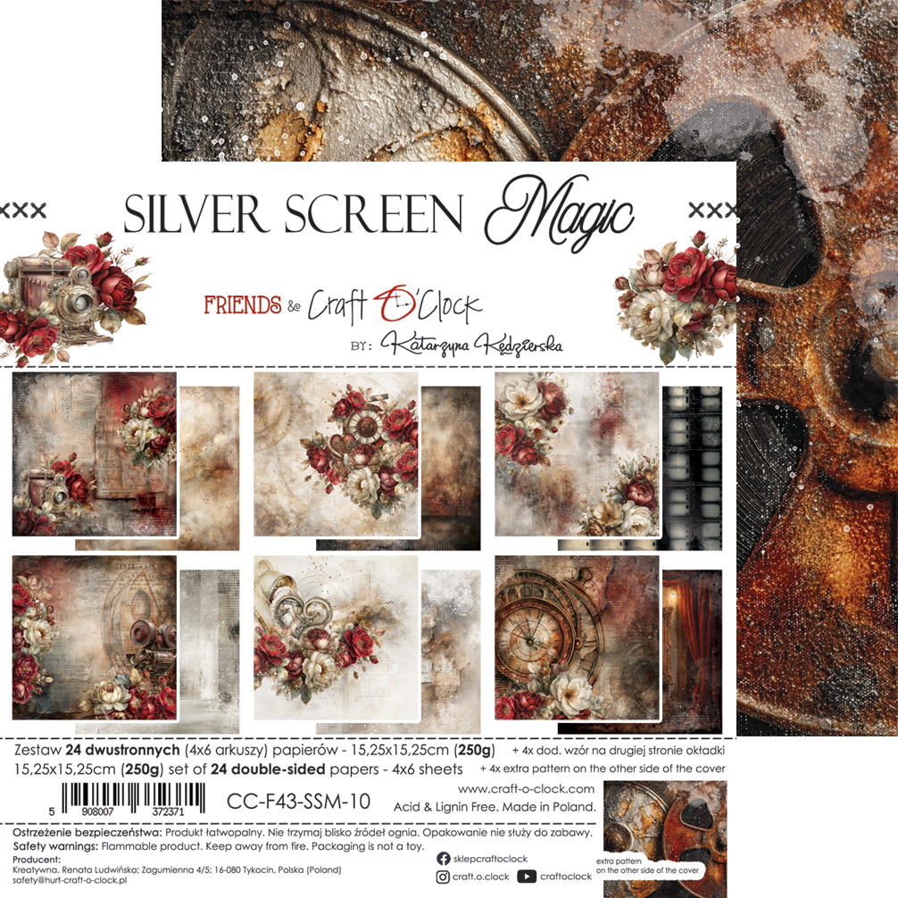 Craft O`Clock Shades Of Nature- a set of papers 6x6 Blokk - Bilde 7