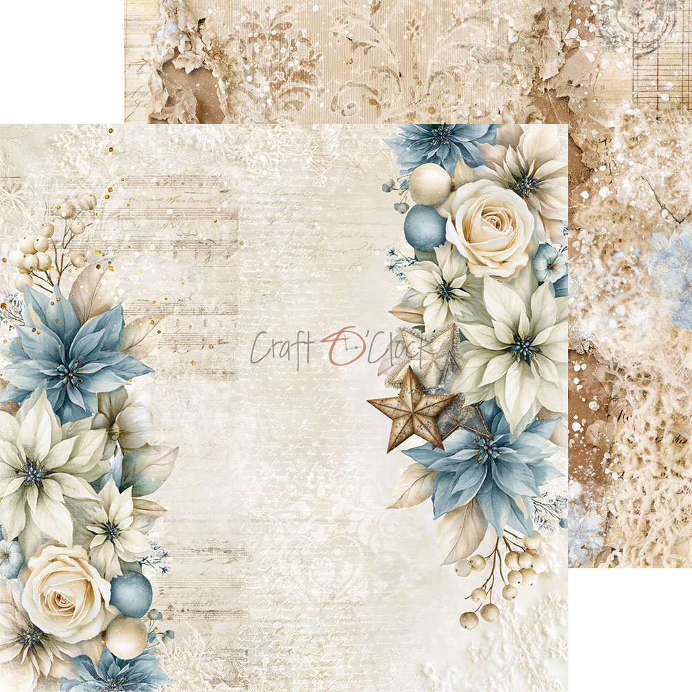 Craft O`Clock Snow Games - a set of papers 6x6 Blokk