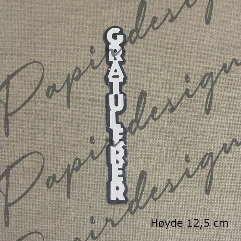 Papirdesign Die - Gratulerer 33 - Bilde 1