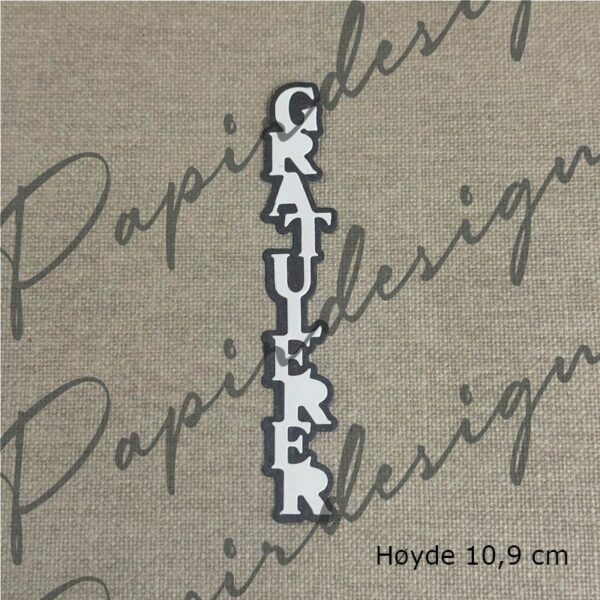 Papirdesign Die - Gratulerer 37