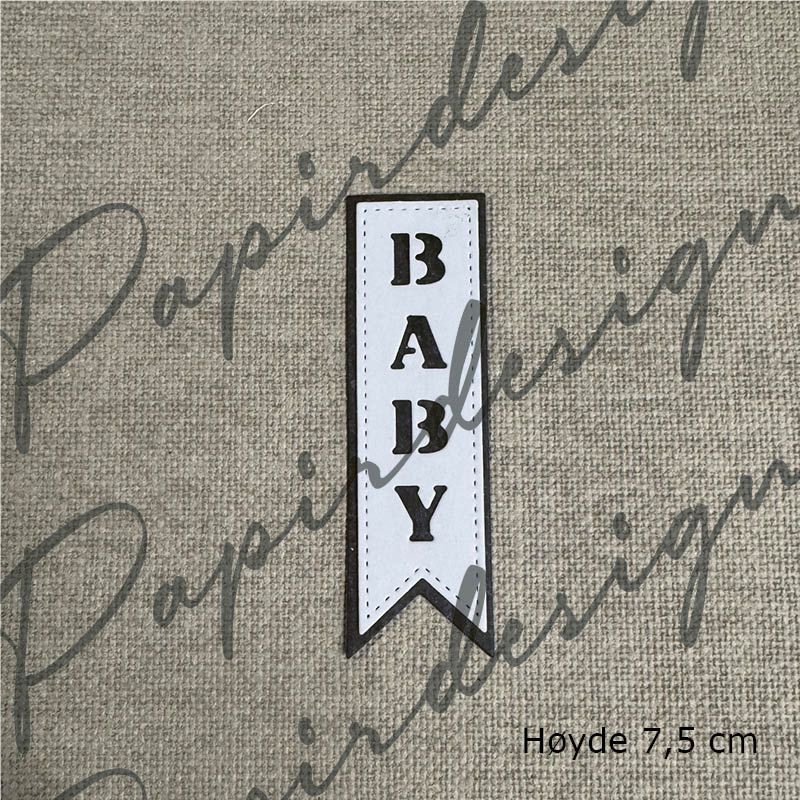 Papirdesign Die - Baby Vimpel - Bilde 1