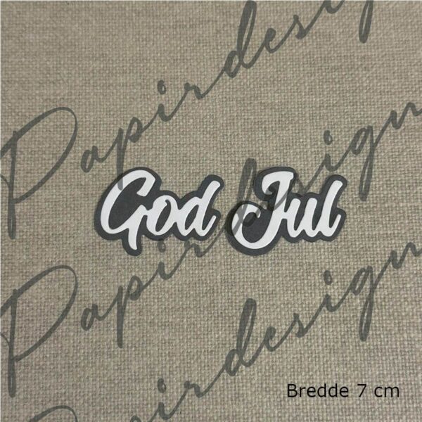 Papirdesign Die - God jul 35