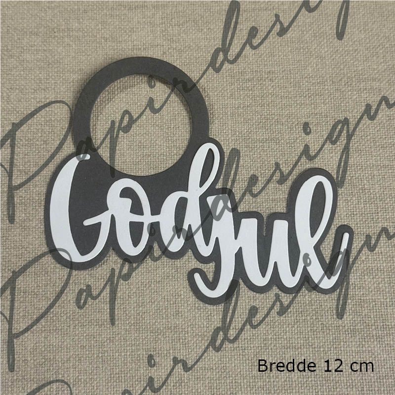 Papirdesign Die – God Jul Flasketag