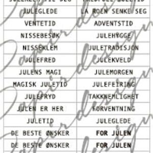 Papirdesign Klistremerker - Jul 7 - Bilde 1