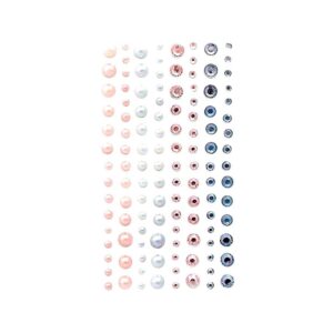 dpCraft Halvperler og strass m/lim 120stk – Sweet