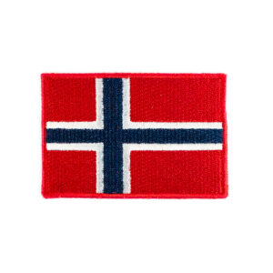 Strykemerke – Norsk flagg – 25x35mm