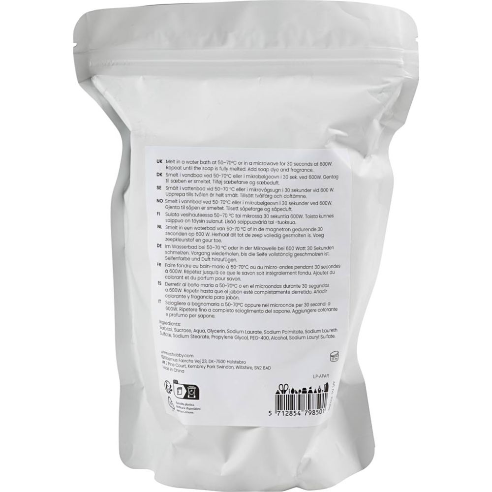 Klar såpemasse - 500g