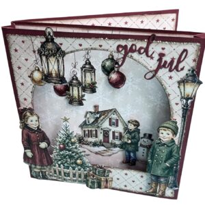 Julekit 38 Dybdekort Burgunder jul - Bilde 2